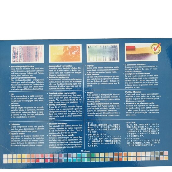 Faber Castell Lot Set 72 Mini Soft Pastel Sticks and Set 12 Pitt Pastel Pencils - Picture 3 of 14